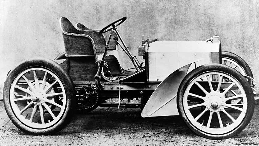 Daimler developed The Mercedes 35 for Emil Jellinek, in 1901 