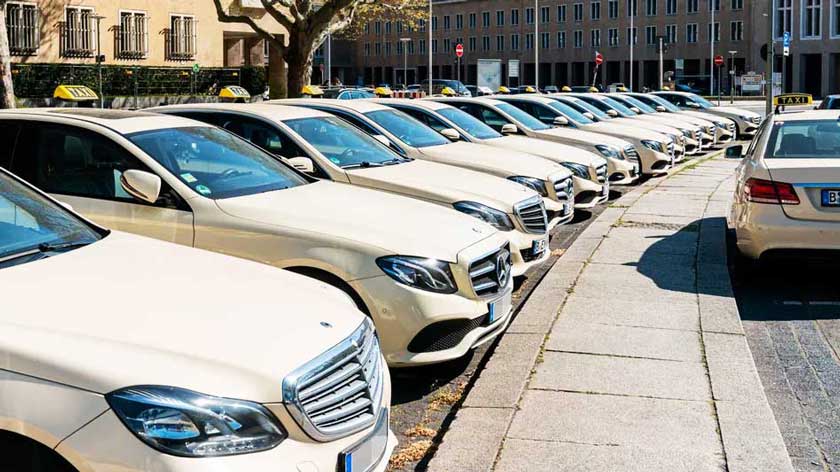 Mercedes-Benz taxis in Germany