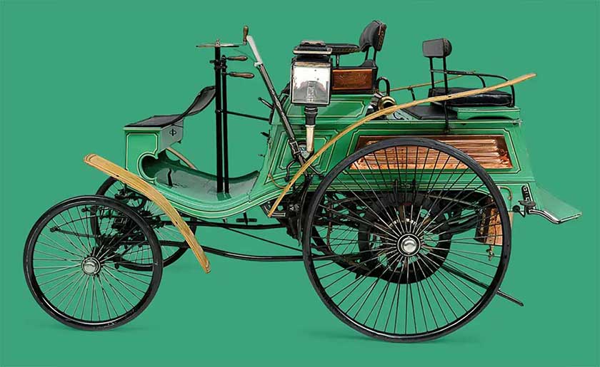 Mercedes Benz Velo automobiles were mostly exported to England, France and Germany,