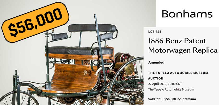 first-car-mercedes-replica-at-bonhams-auction-house